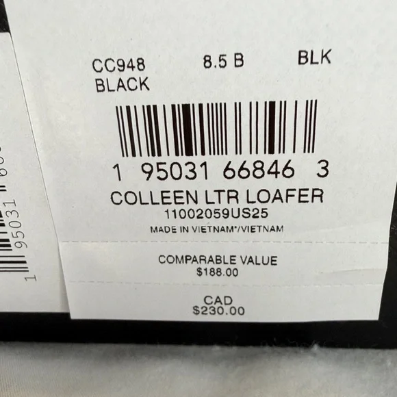 Coach Black Lug-Sole Penny Loafers with Block Heel - Picture 11 of 11